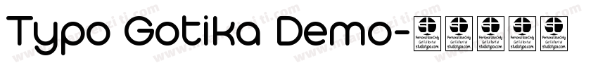 Typo Gotika Demo字体转换